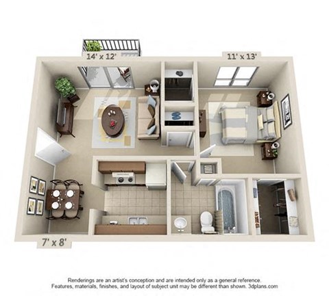 4616 Country Lane Studio-2 Beds Apartment for Rent - Photo Gallery 13