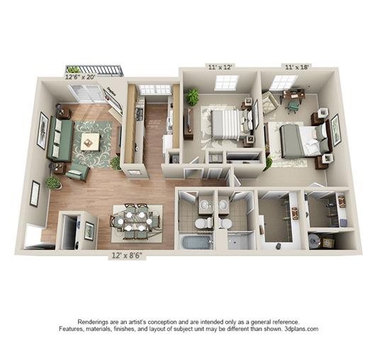 Floor Plans of Village Green in Chesterfield, MO