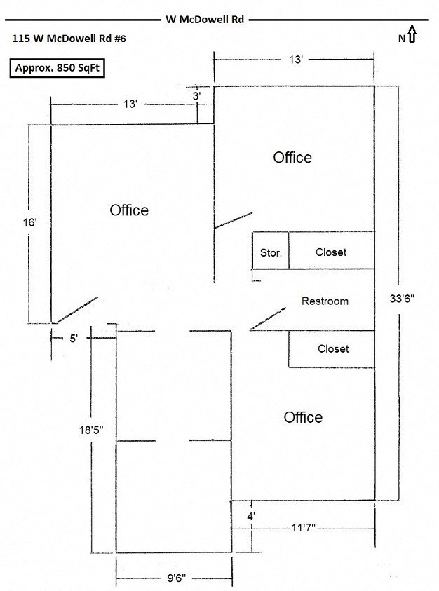 a schematic diagram of an office cubicle layout with dimensions