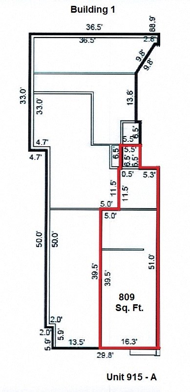 a schematic diagram of the floor plan of a building