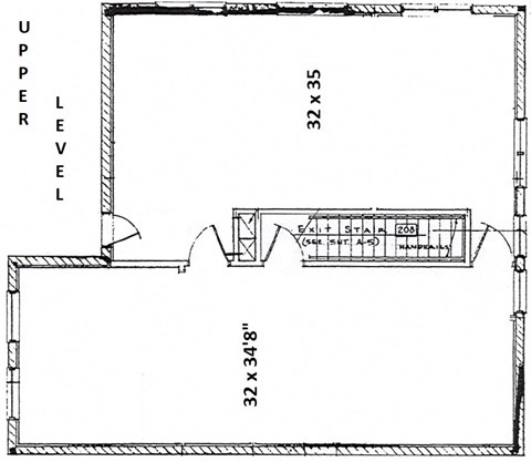 a schematic drawing of a floor plan of a house