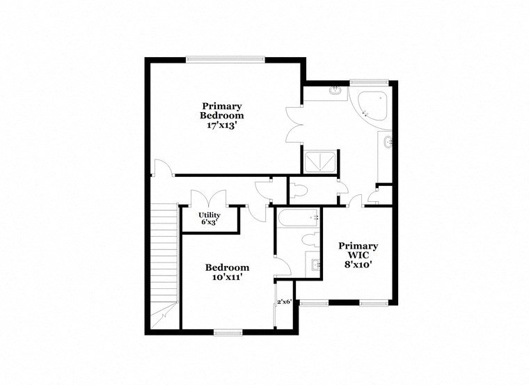 a floor plan of a house with a bedroom and a living room