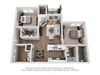 2 Bedroom Floor Plan | Briarcliff Apartments Atlanta GA