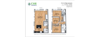 3 Bed/2.5 Bath Townhome - The Adams