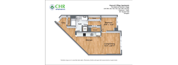 The Adams at Hancock Village - 1 Bedroom Apartment