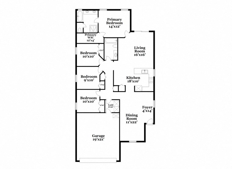 a floor plan of a house with two floors and a garage