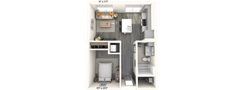 Studio E1 0x1 588 SF