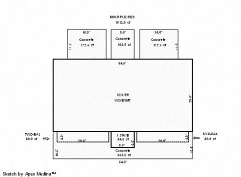 a schematic diagram of a floor plan for a classroom