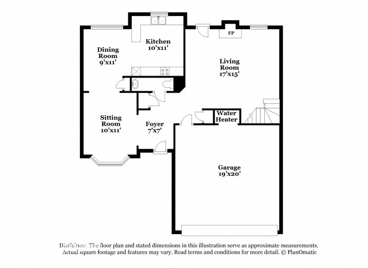 the schematic diagram of the house showing the floor plan