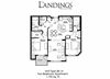 2 Bedroom Floor Plan Two Bedroom B1A