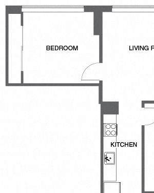 Renovated 2 Bed, 1 Bath