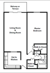 Classic 1 Bed Chatillon