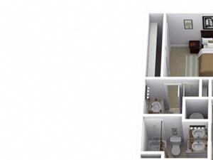 Two bedroom Two bathroom Floor Plan Two bedroom Two bathroom Floor Plan |Acacia Gardens