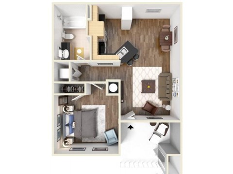 Aspen Floor Plan |Cypress Gardens