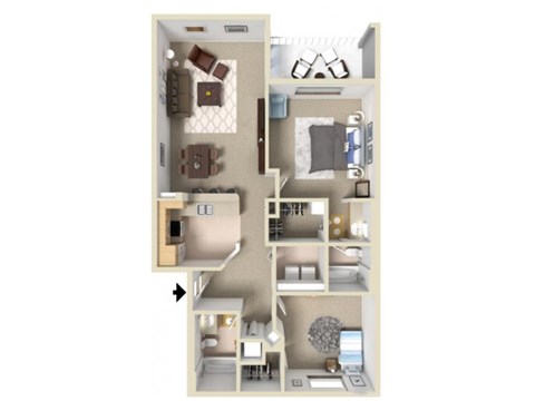 Banyan Floor Plan | Gateway Club