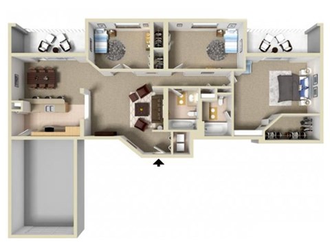 Cypress Floor Plan | Gateway Club