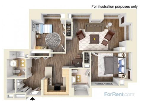 Rose Garden Floor Plan | H21