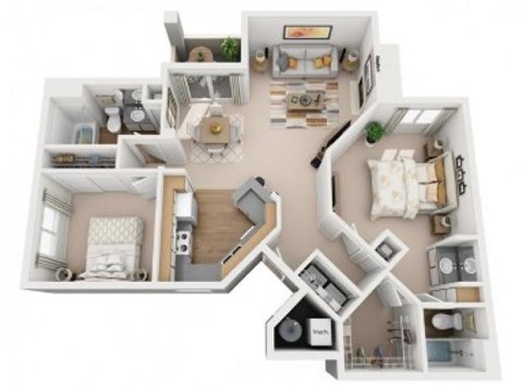 Rio Vista Floor Plan |Links at High Resort