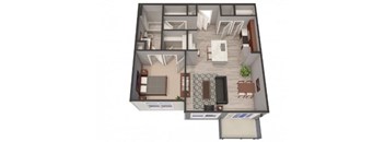 1A Floor Plan |Lofts at Zebulon