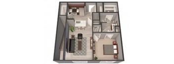 1B Floor Plan |Lofts at Zebulon
