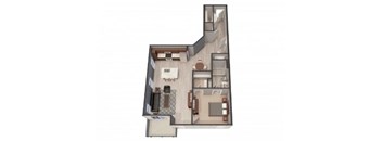 1E Floor Plan |Lofts at Zebulon