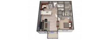 1F Floor Plan |Lofts at Zebulon