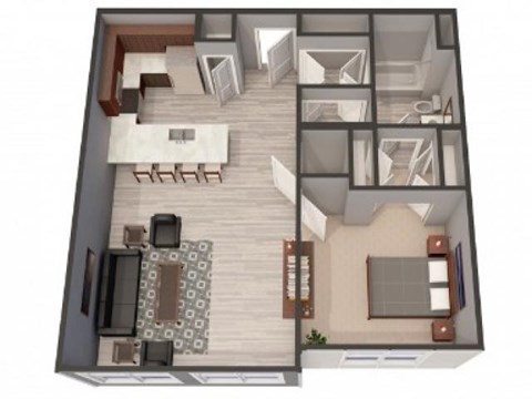1F-Alt Floor Plan |Lofts at Zebulon