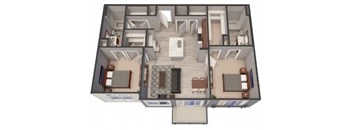 2A Floor Plan |Lofts at Zebulon