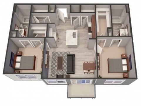 2A-Alt Floor Plan |Lofts at Zebulon