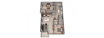 2D Floor Plan |Lofts at Zebulon