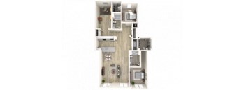 2G Floor Plan at Lofts at Zebulon, Macon, GA