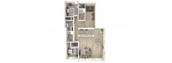 2H Floor Plan at Lofts at Zebulon, Macon