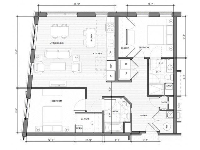 2BR-Corner-B Floor Plan 2BR-Corner-B Floor Plan| Merc