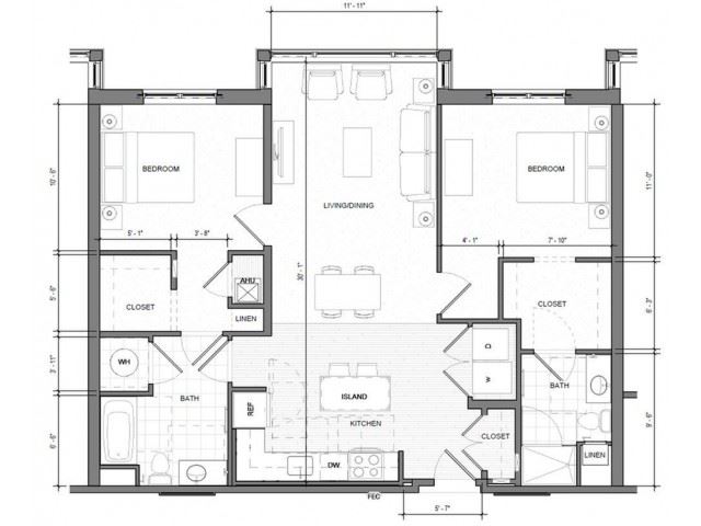 2BR-Standard Floor Plan 2BR-Standard Floor Plan| Merc