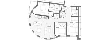 3BR-B Floor Plan| Merc