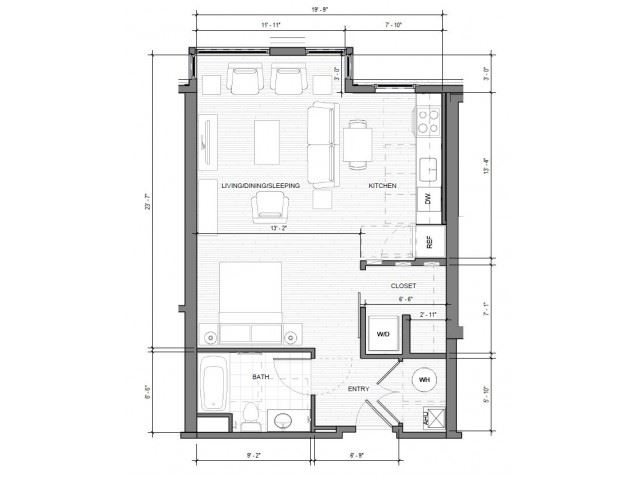 Studio A Floor Plan Studio A Floor Plan| Merc