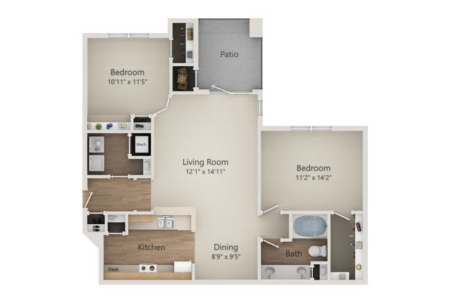 Lavaca Floor Plan Lavaca Floor Plan |Park at Monterey Oaks