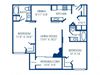 2B Floor Plan 2B Floor Plan |Stonelake