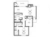2x1B Floor Plan 2x1B Floor Plan |Village Oaks