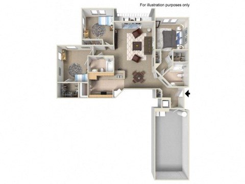 Barbados Floor Plan at Yacht Club, Bradenton, Florida