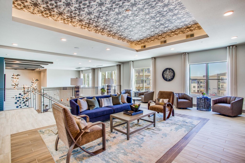 Westloop at the Diamond InterchangeWestloop at the Diamond Interchange Irving TX modern resident lounge