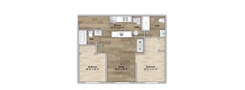 2 Bedroom - First Floor Style 205