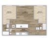 2 Bedroom - Second or Third Floor Style 201