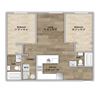 2 Bedroom - Second or Third Floor Style 204