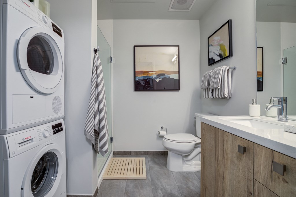 Studio Model Bathroom and Laundry