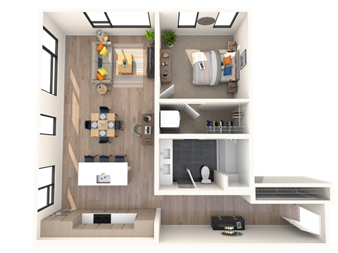 A1.1b Floorplan Market Station