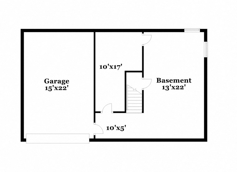 floor plan of the second floor of a house with the ground floor showing the dimensions