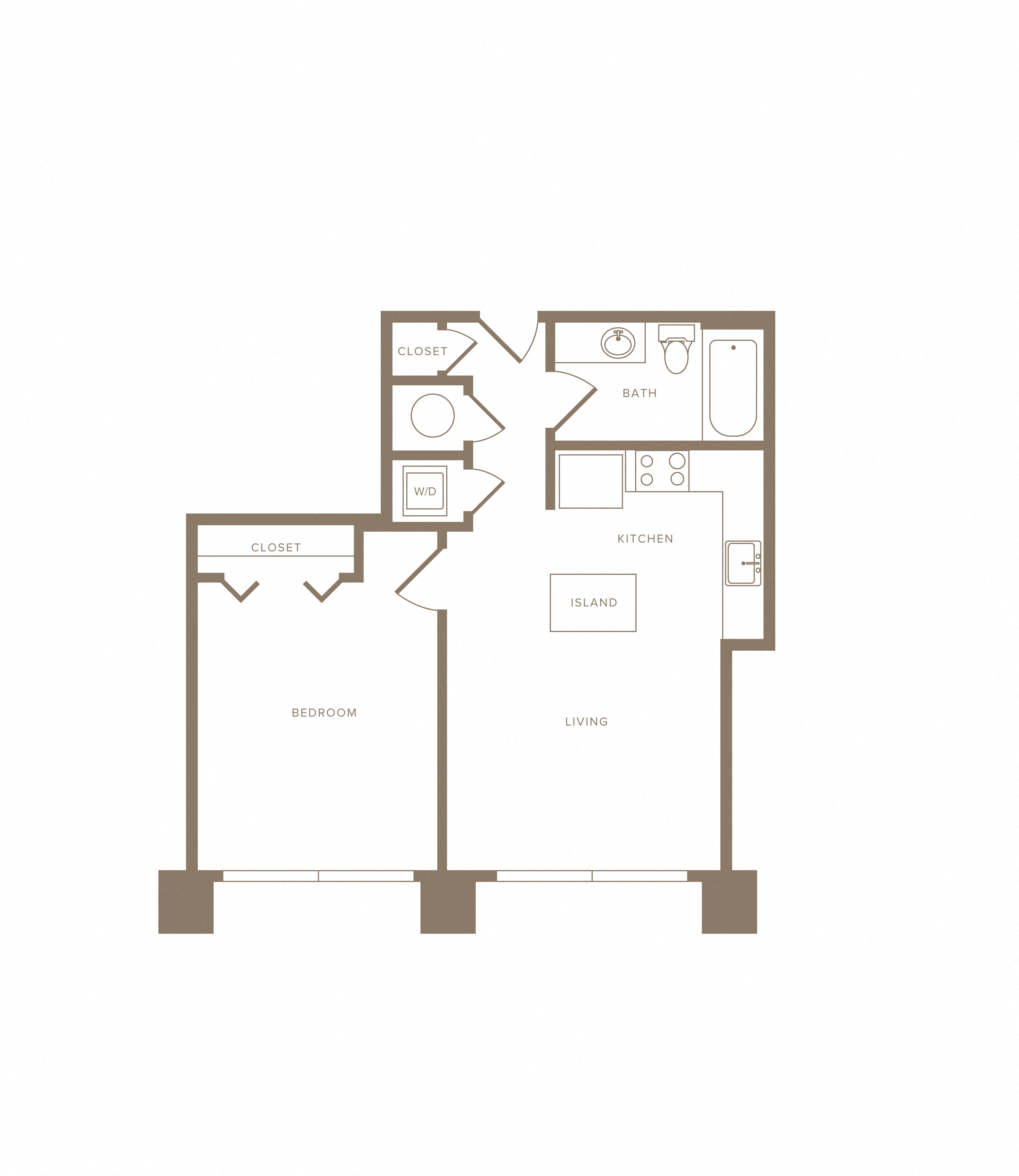 1 Bed/1 Bath-A11
