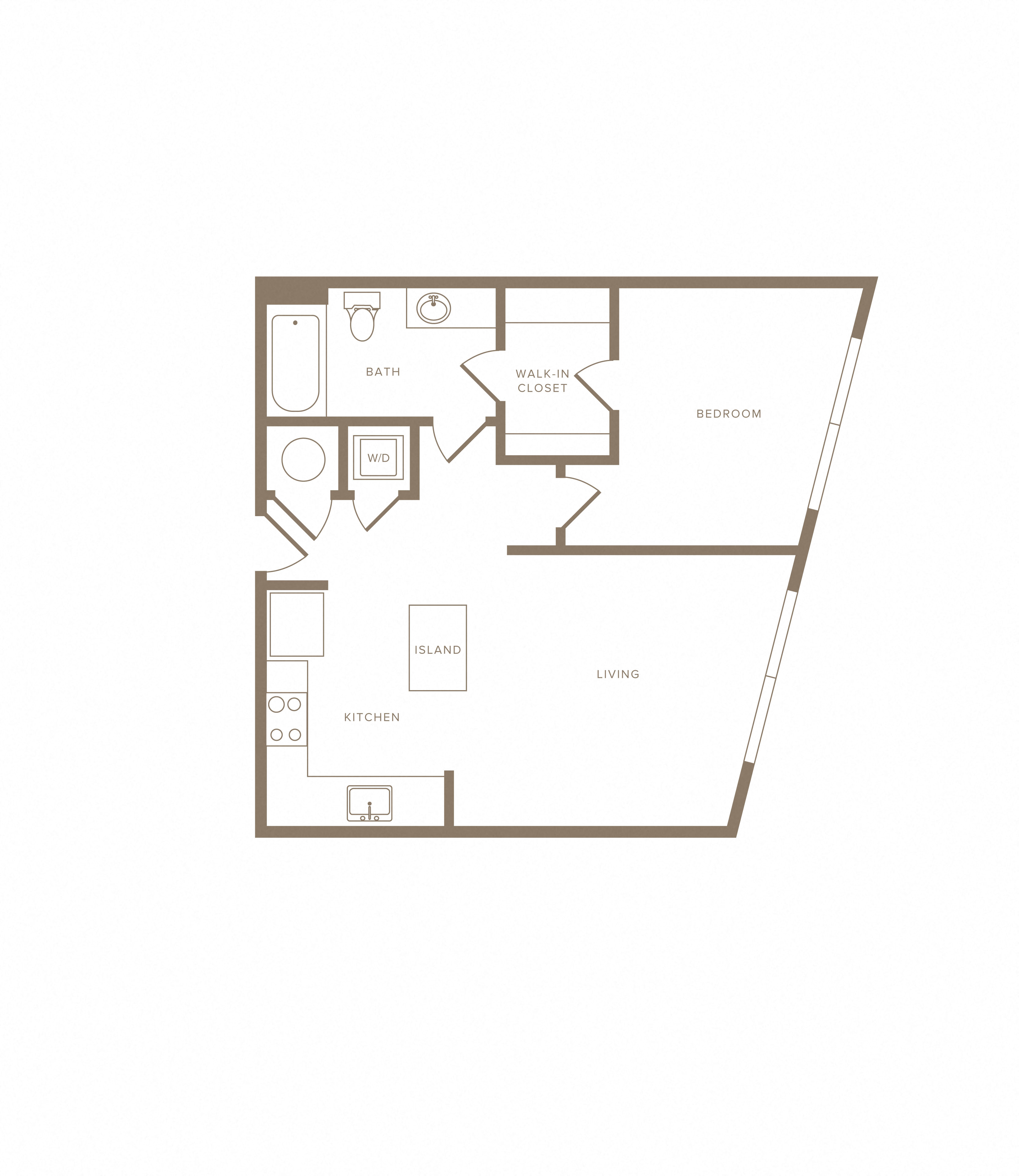 1 Bed/1 Bath-A12