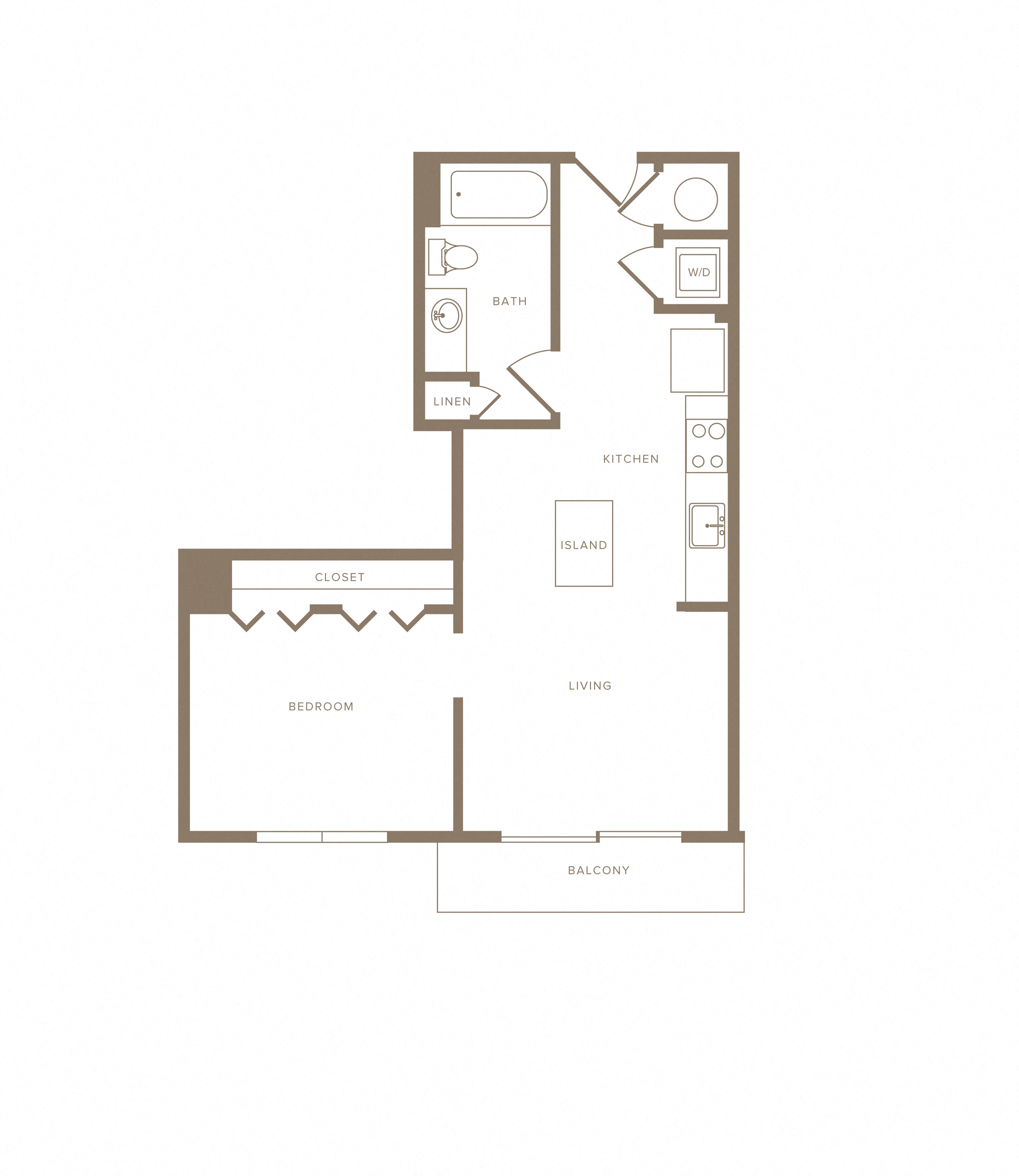 1 Bed/1 Bath-A16